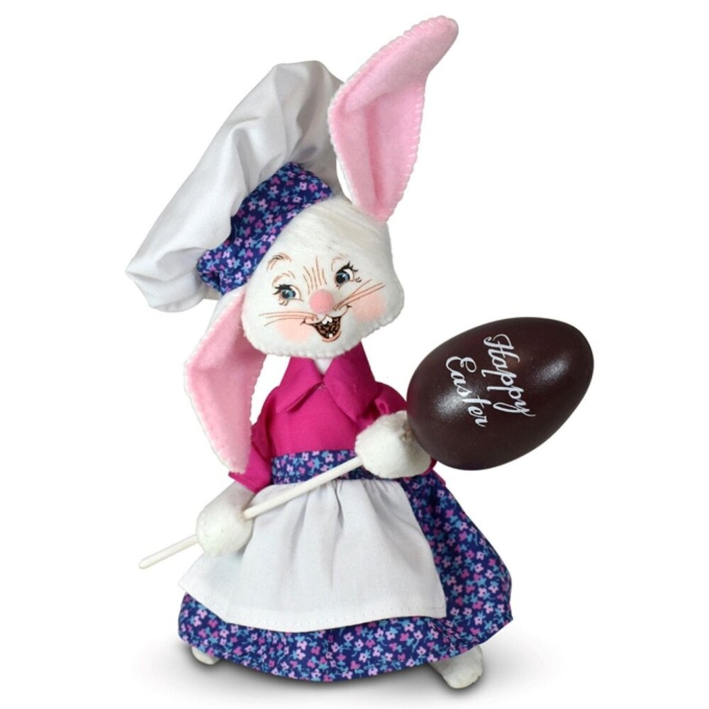 6" Bunny Chef with Egg Lollipop